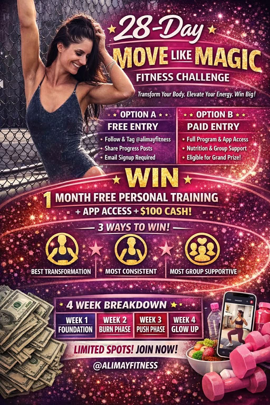 ✨ 28 DAY MOVE LIKE MAGIC CHALLENGE ✨